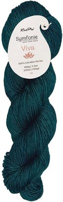 KnitPro Symfonie Premium Yarn 100% Extra Fine Merino Wool| Viva Deep Emerald