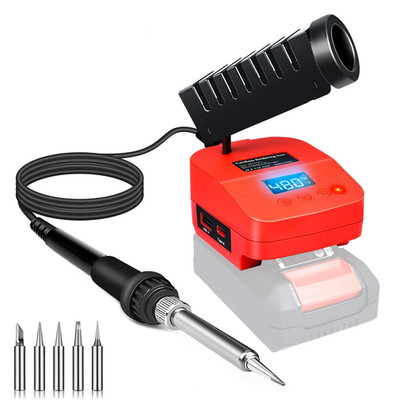 Wireless Soldering Iron for Einhel 18V PXC Power X-Change Battery, Fast Heating 