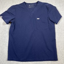 FIGS Technical Collection Sz M Medical Scrub Top Solid Unisex Workwear Casual