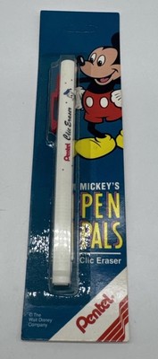 Disney Mickey Mouse Eraser Pen Pals Minnie Clic Eraser Vintage Pentel Japan