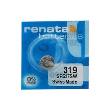 50-Pack 319 / SR527SW Renata Silver Oxide Button Batteries
