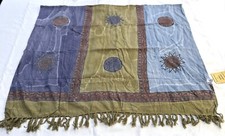 1 World Sarongs Beach Cover-up Cruise Wear Hand Dyed Batik Sun Design Rayon