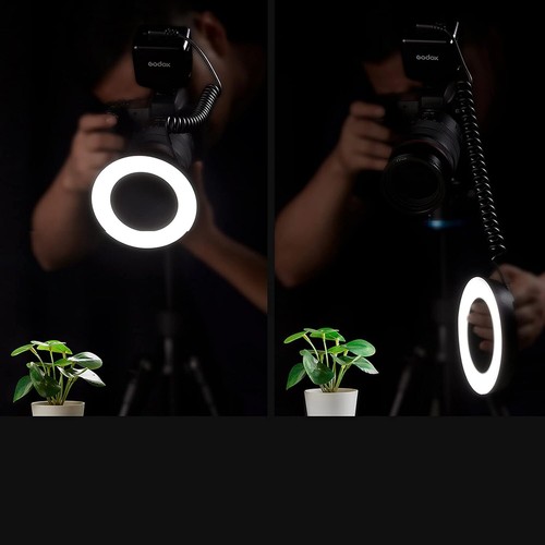 Godox RING72 Macro LED Ring Fill Light with 8 Adapter Ring For Canon Nikon DSLR - Picture 6 of 7