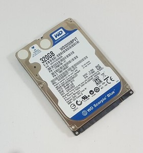 320GB Western Digital WD3200BPVT-16JJ5T0 SATA 2,5" Notebook Festplatte