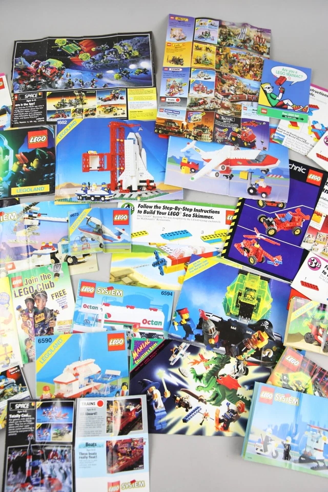 LEGO vintage Instruction Manual Booklets 1990s Legoland System Lot space pirates - Image 3 of 4