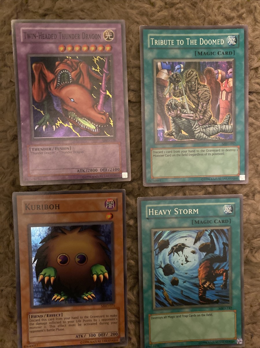 Yugioh Metal Raiders MRD 168 Cards Lot - Commons Rare Holo 1st