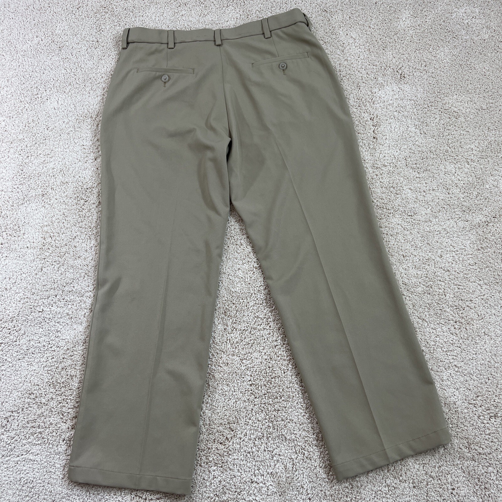 Mens Pants HAGGAR GOLF brown Khaki classic fit Cool 18 Pro 34x29 eBay