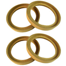Audiopipe 8" MDF Wood Speaker Ring Recess with Bezel Fiber Glass Molds 2 Pairs