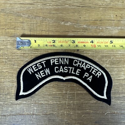 Harley Davidson HOG West Penn Chapter New Castle PA Vest 5 x 2'' Patch
