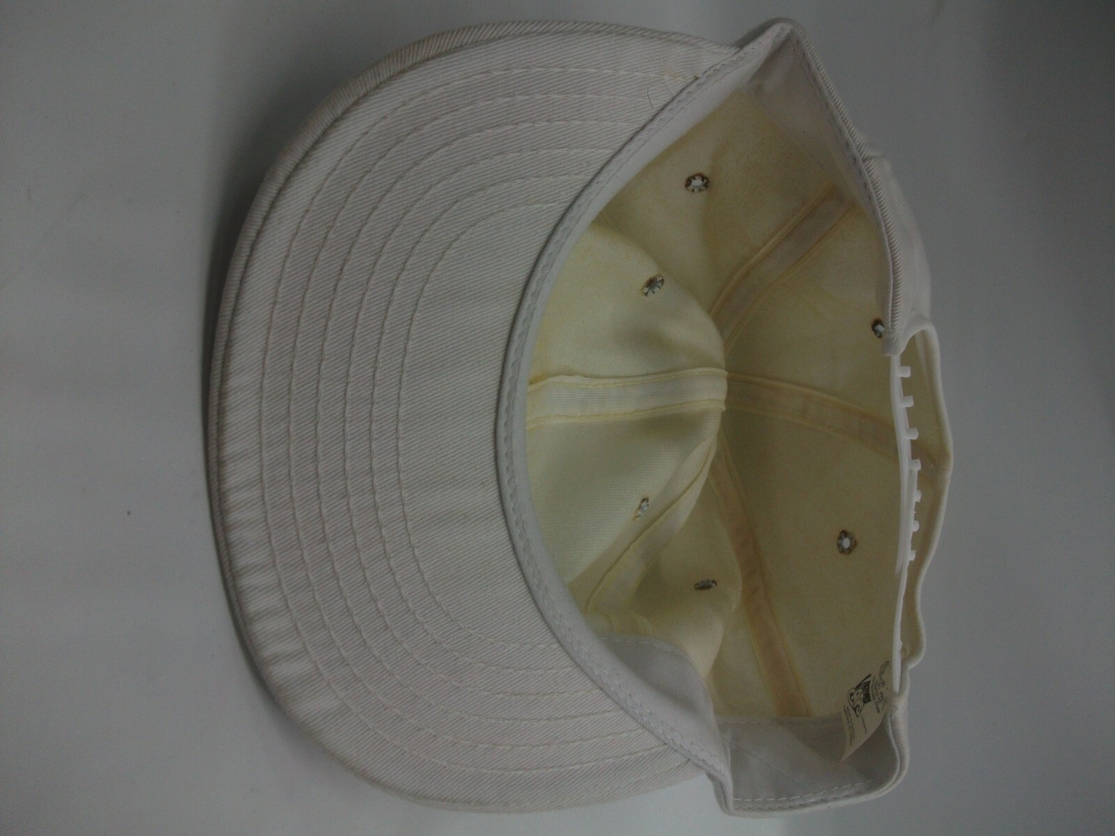 Master Feeds Patch Hat Vintage White Snapback Bas… - image 10