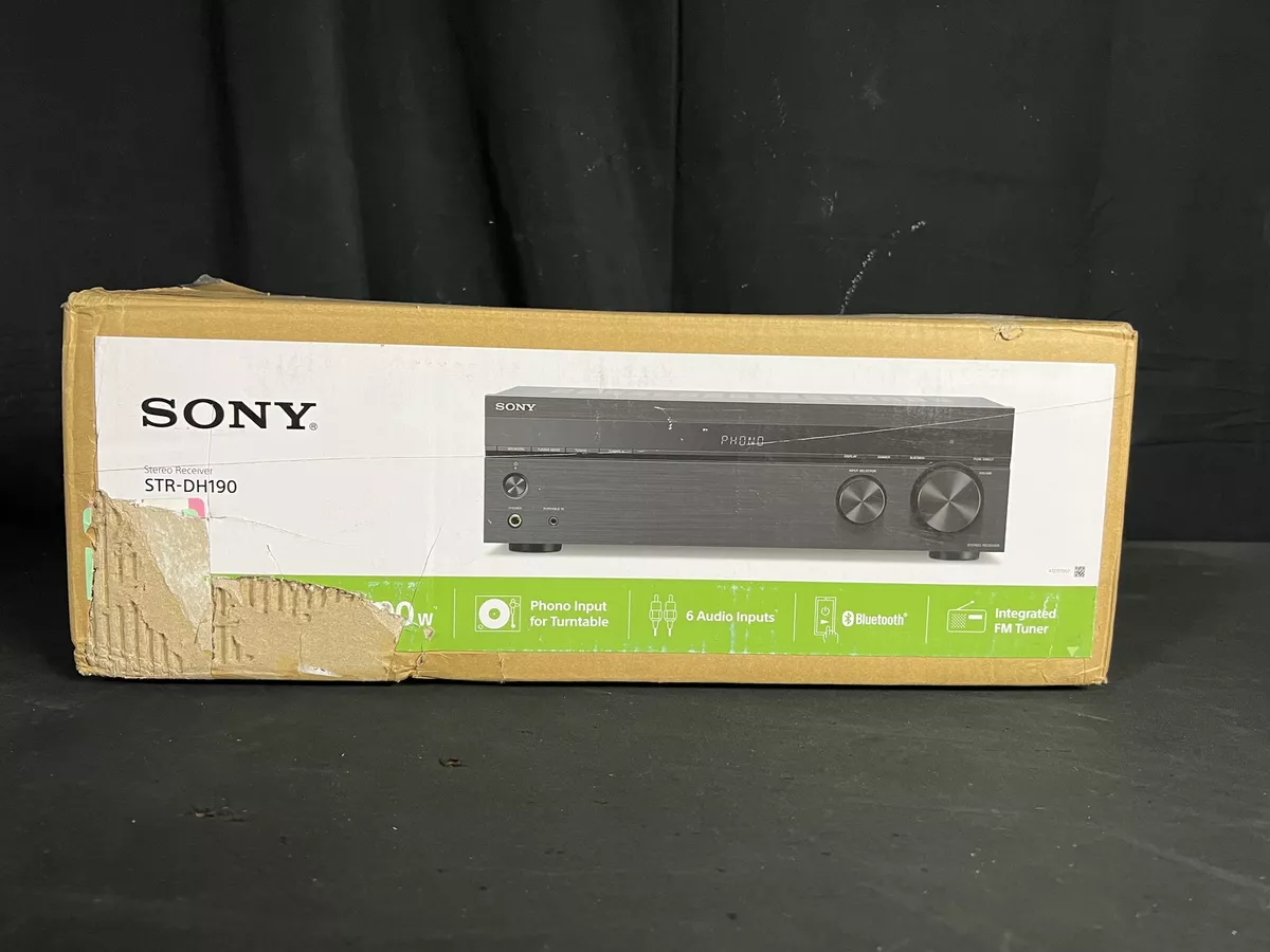 Sony Str-dh190 2 Canales Estéreo Amplificador Bluetooth — Multiaudio Pro