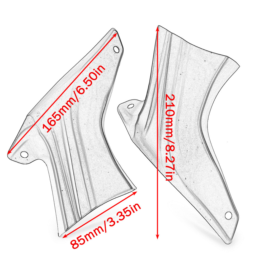 Brake Caliper Air Cooling Ducts Guard For Kawasaki ZX-6R ZX-10R