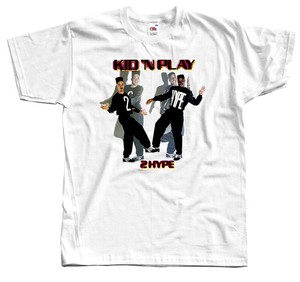 Kid N Play 2 Hype Album Cover 1988 T Shirt Dtg White S 5xl Ebay