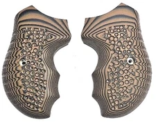  grips for ALL Charter Arms G10 wrap around Coyote Color and non-slip texture