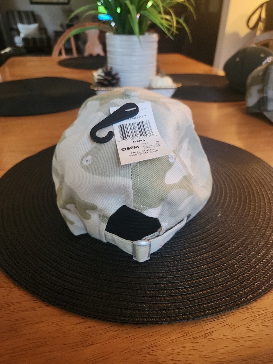 Vintage Camo Trucker Hat Hunting Light Green Camouflage Adjustable