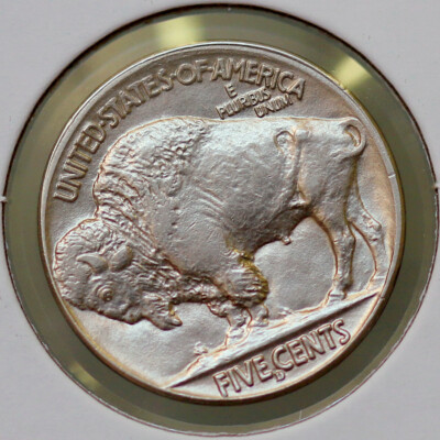 1916 D Buffalo Nickel - Gem BU+ / MS / UNC - Rotated Dies / 35 Degrees