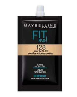 Maybelline New York FITME Matte and Poreless Liquid Foundation#128