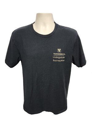 Vanderbilt University Undergraduate Business Minor Adult Medium Black TShirt
