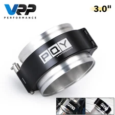 3" 76MM Aluminum Quick Release Heavy Duty Intake V Band Clamp Intercooler Pipe