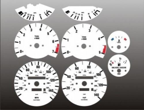 White Face Gauges for 1984-1991 BMW E30 325 325e 325i - Picture 1 of 4