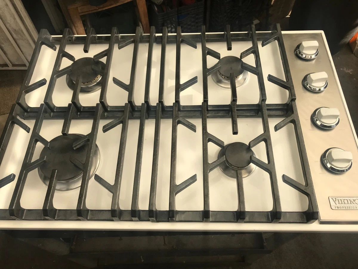 30" Viking White, 162 gas cooktop in los angeles