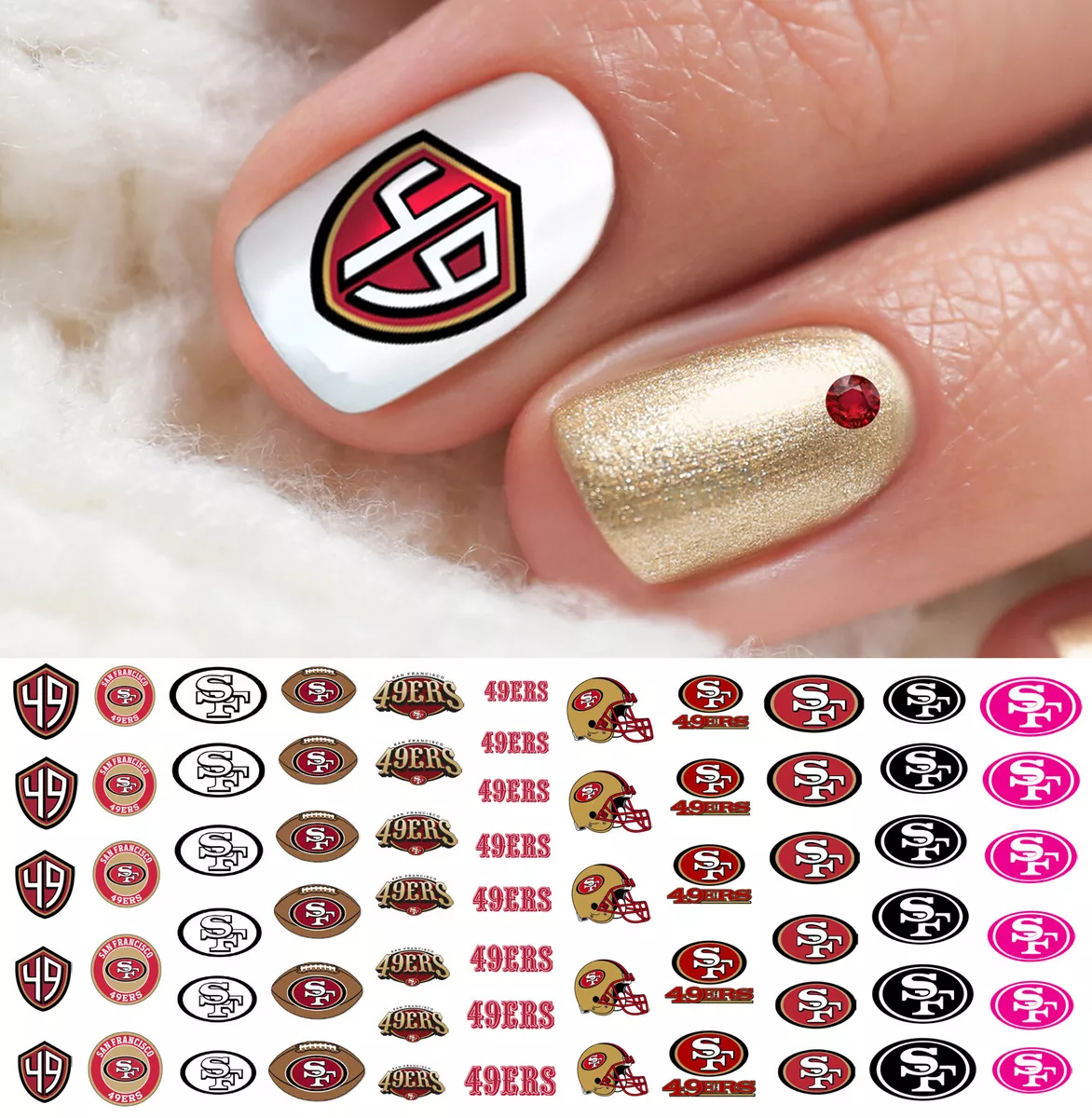 nail designs football