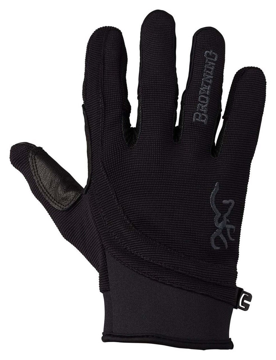 Browning Ace Shooting Gloves-Black/Black