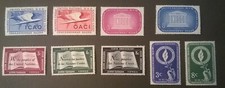 UNITED NATIONS  1955 NY UN  SC 31-40 COMPLETE MNH STAMP YEAR SET 