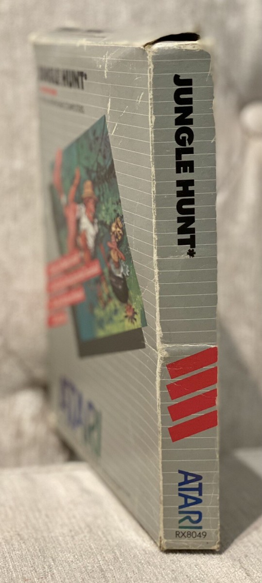 Jeu C64 – Jungle Hunt Par Atarisoft – Blister Ouvert Mais Jeu Et Notice En Bon état