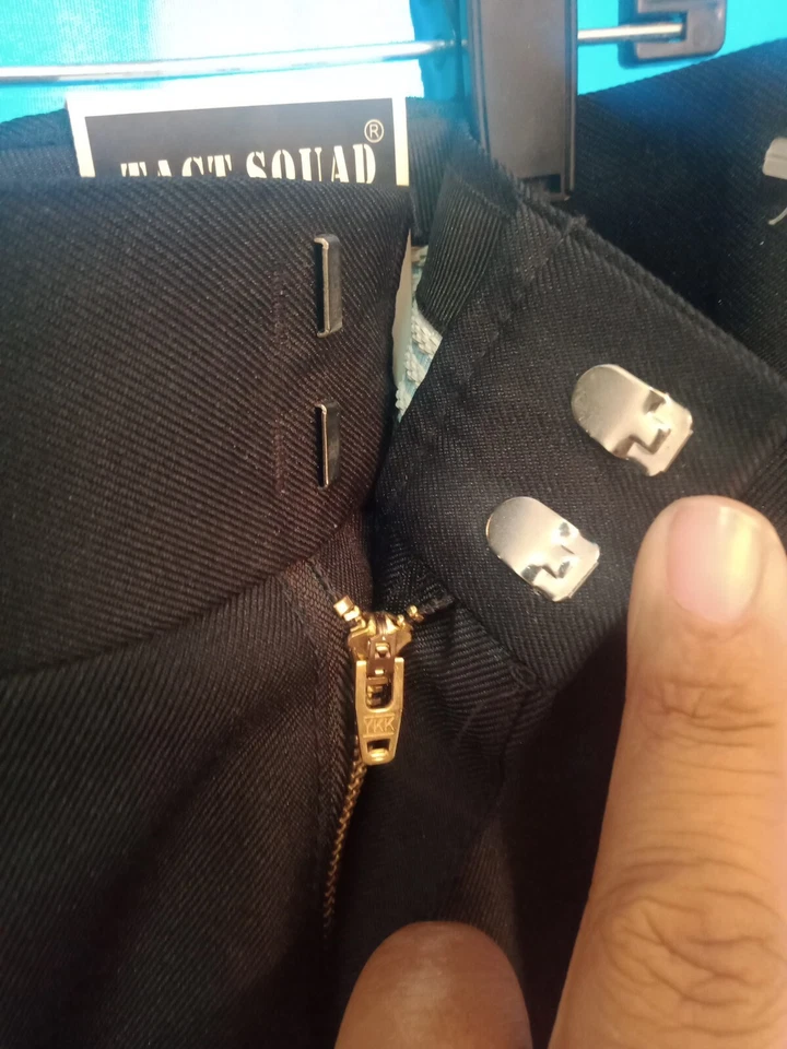 Tact Squad USA Men’s 48X36 - 100% POLYESTER Black Work Dress Pants B36 - Image 4 of 4