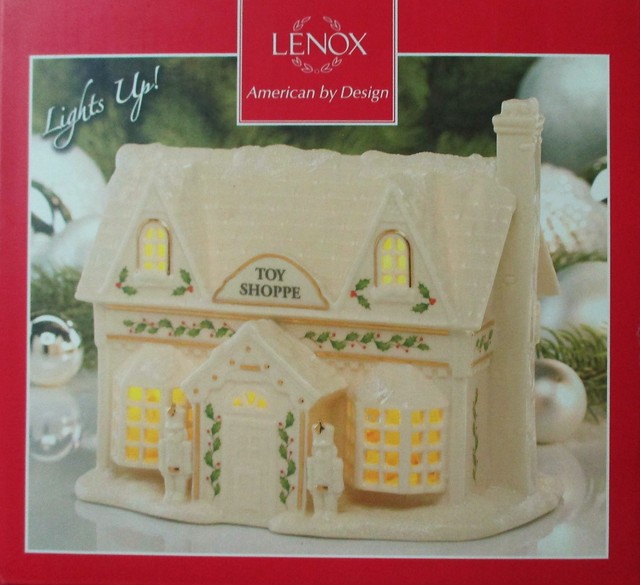 Lenox Christmas Village TOY SHOPPE Light Porcelain Figurine New In