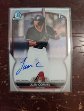 2023 Bowman Chrome 1st Juan Corniel On-Card Auto Autograph Diamondbacks CPA-JCL