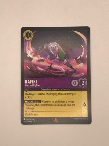 Rafiki - Mystical Fighter 54/204 Into the Inklands Disney Lorcana TCG NonFoil
