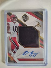 ANTHONY SCHWARTZ Browns 2021 Panini Limited Football RC - PATCH/AUTO - 223/299