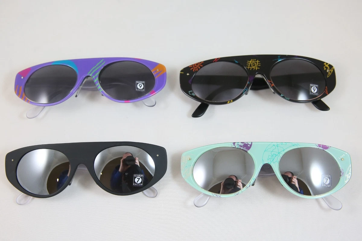Swatch Multi-Color Vintage Sunglasses | eBay