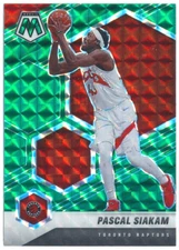 Pascal Siakam - Toronto Raptors - GREEN - 2021 Panini Mosaic Basketball - #70