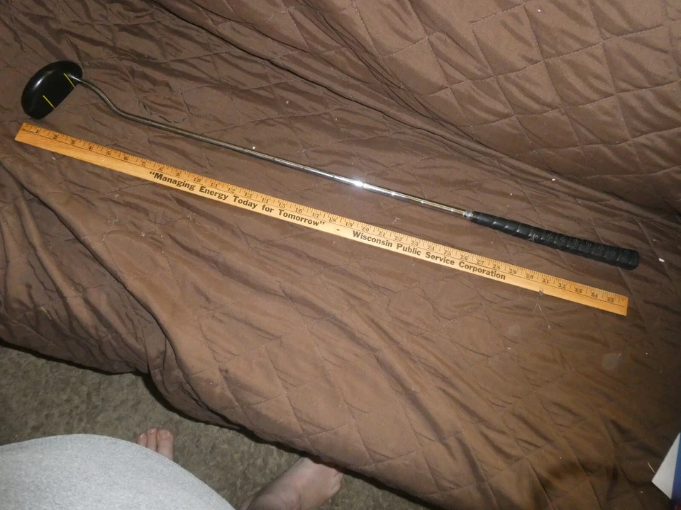 Putter mazo torpedo grafito Slotline 35,5" eje de acero mano derecha Foto 2 de 4