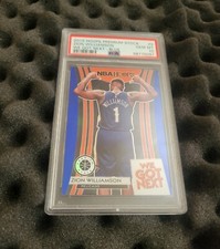 2019-20 Hoops Premium Stock Zion Williamson Rookie We Got Next BLUE PSA 10 RC