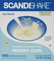 Scandishake Weight Gain Instant Shake Mix Powder Vanilla 12 Oz on sale Scandishake Weight Gain Instant Shake Mix Powder Vanilla 12 Oz on sale