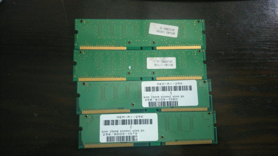 1024mb samsung pc800 rambus rimms 4* 256mb - Image 2 of 4