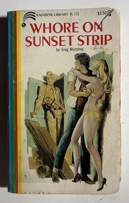 Whore on Sunset Strip by Greg Murphey 1981 Book Erotic vintage sleaze smut 18+