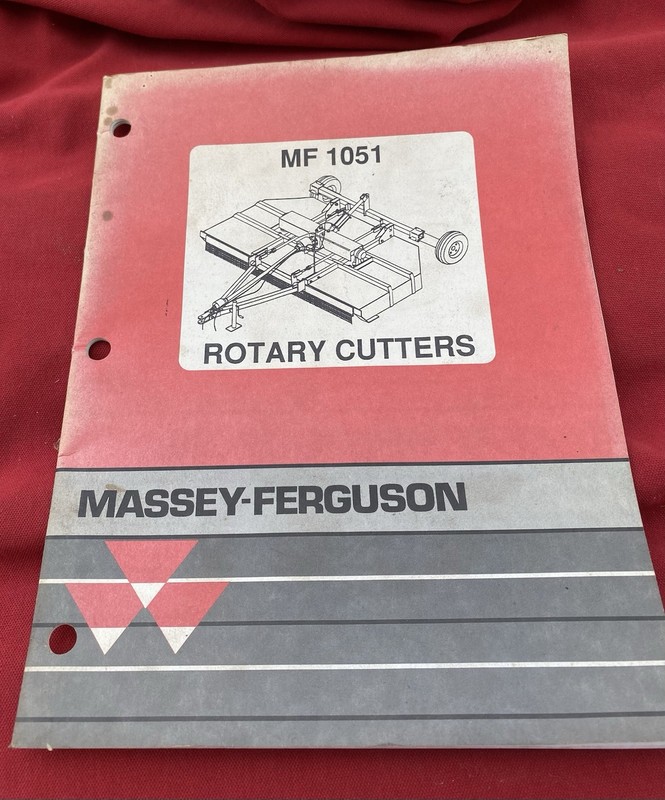 Massey -Ferguson Rotary Cutter MF 1051 Operator's Manual