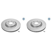 2X MEYLE-PD 325Mm Bremsscheiben Vorne Passend FüR Jaguar F-PACE Xe Xf Land Rover