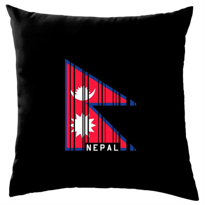 Nepal Barcode Stil Flagge - Kissen - Nepalesische Kathmandu Land Liebe Leben