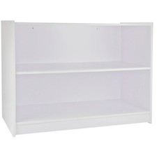 A1200 Retail Shop Storage Cabinet White Counter Till Block Display Shelves