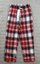Cat  Jack Boys Small 6/7 Red Plaid Pajama Pants