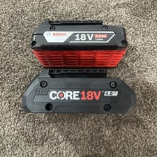 New BOSCH 18V Core 4Ah battery  2.0Ah Lot of 2 New No Box