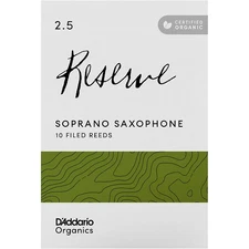 D'Addario Woodwinds Reserve, Soprano Saxophone Reeds - Box of 10 2.5