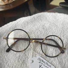  Child Size Round Glasses Vintage Antique Frames Faux Tortoiseshell