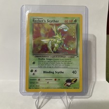 Rocket’s Scyther 13/132 Gym Heroes Unlimited Vintage Rare Holo Pokemon TCG - LP